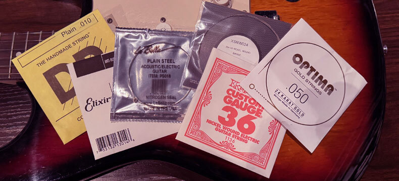 Custom Guitar String Sets from Single Guitar Strings