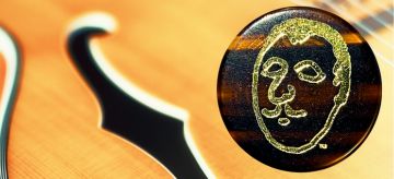John Pearse Django Reinhardt button guitar pick